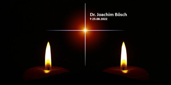 Dr. Joachim Bösche verstorben